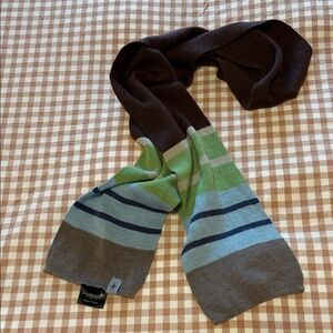 Smartwool merino wool  Striped Knit Scarf - Classic Winter Accessory